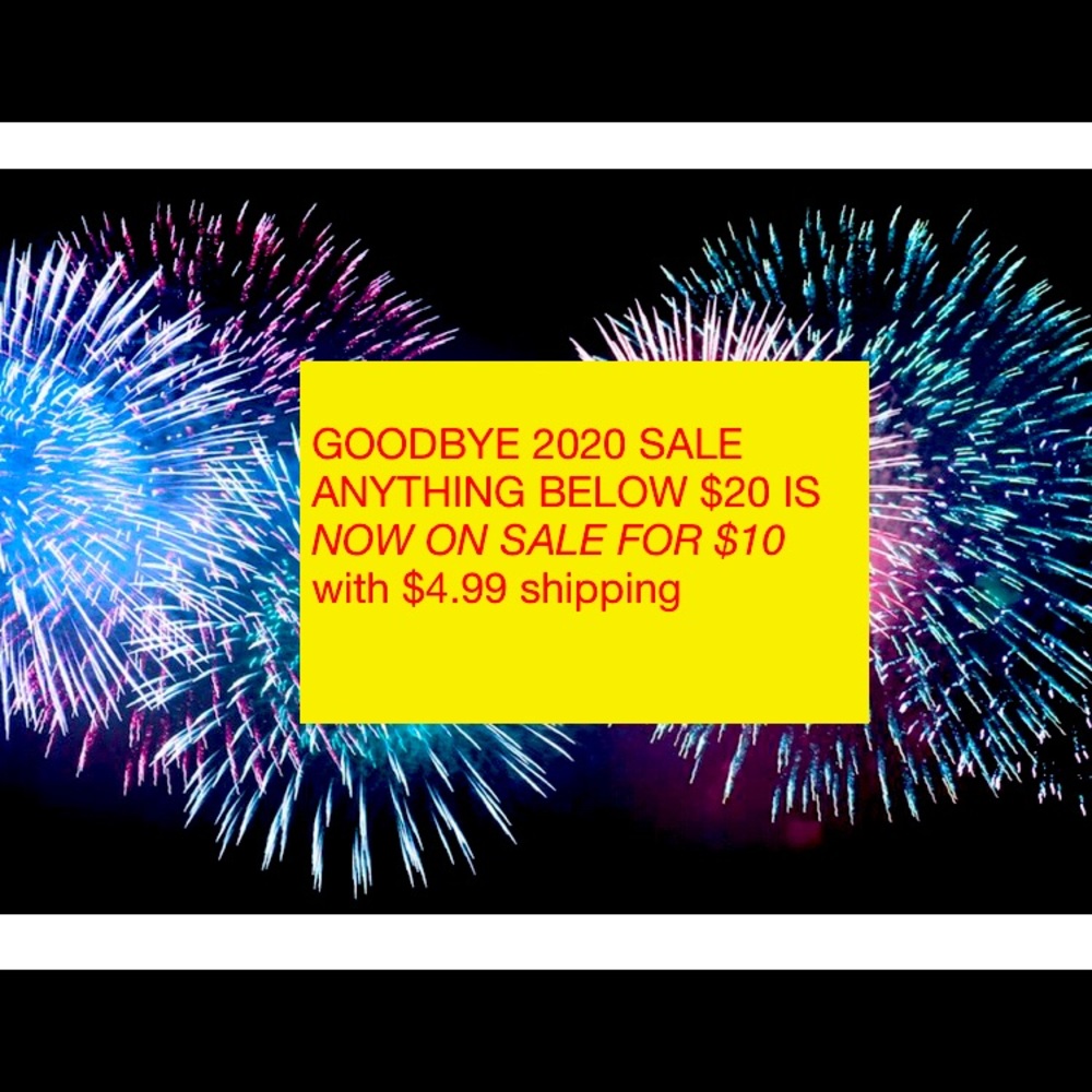 Anything under $20 is now $10 w/4.99 shipping